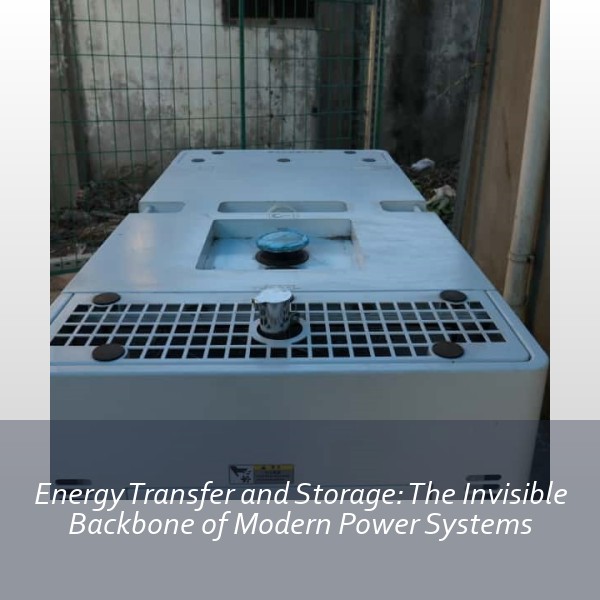 Energy Transfer and Storage: The Invisible Backbone of Modern Power Systems